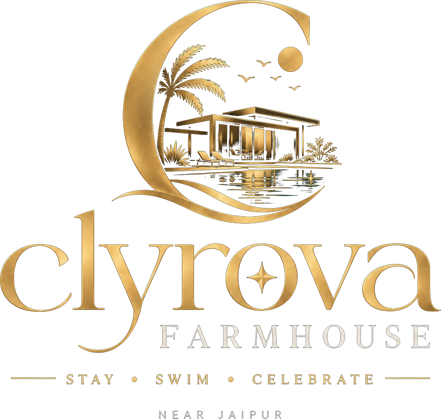 Clyrova Farmhouse full logo