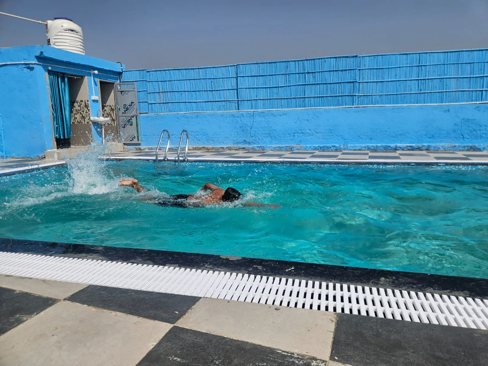 Pool party venue near Bagru for friends, students and families at Clyrova Farmhouse